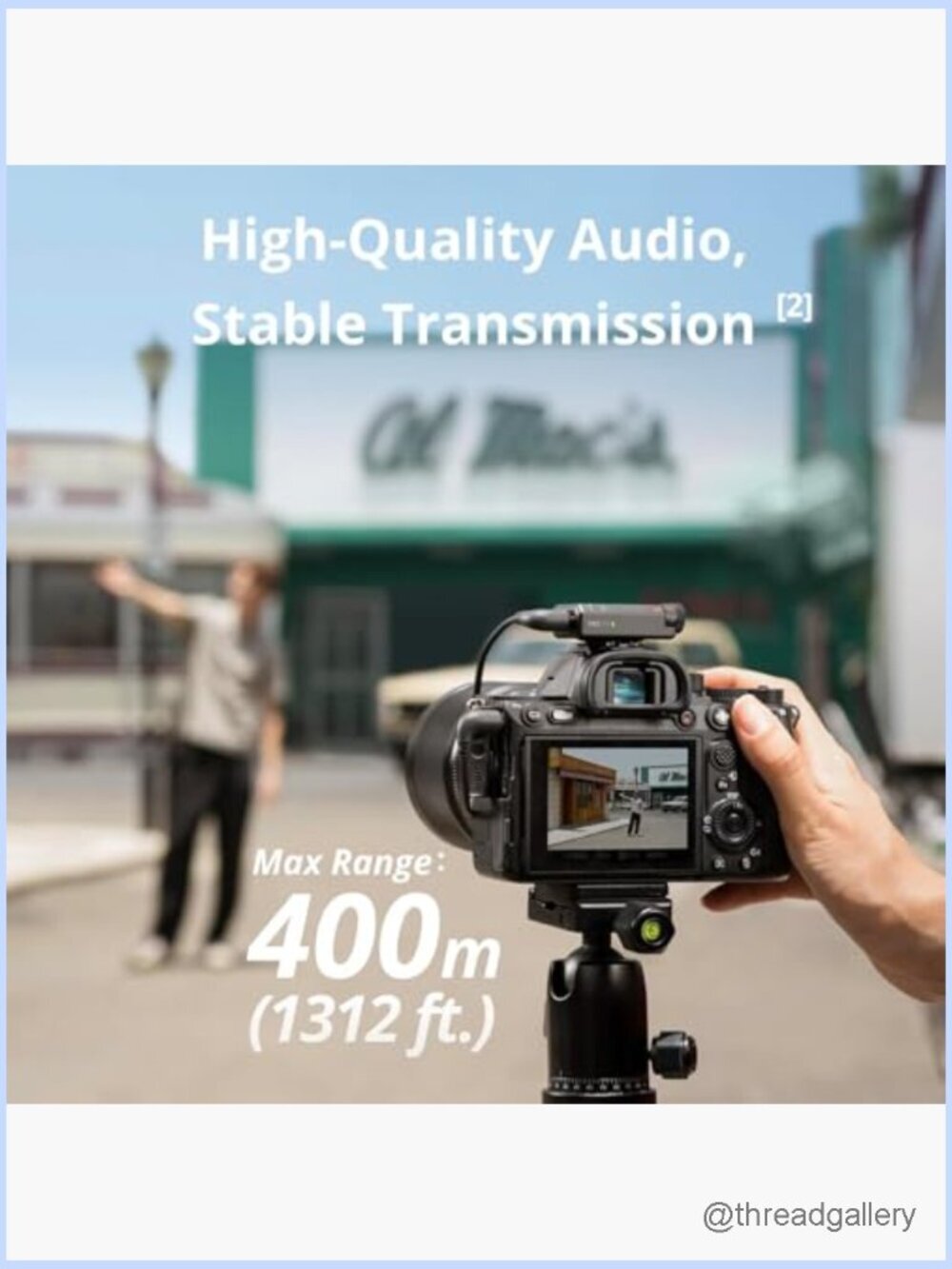 Wireless Lavalier Microphone System for iPhone/Camera/Android - Picture 3 of 6